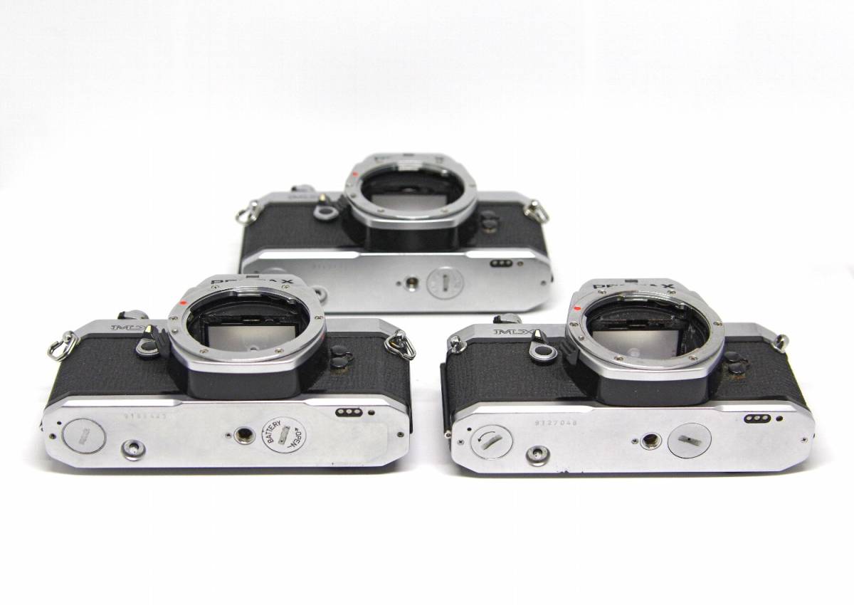 ☆ ペンタックスMX シルバーボディ 3台 ジャンク、部品取り用です