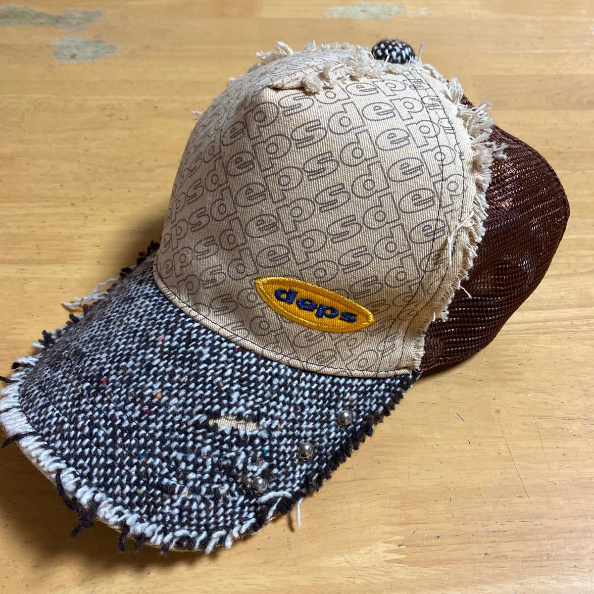 セール，大人気 デプス メッシュキャップ deps.ワンバイトワンフィッシュ(帽子)｜売買されたオークション情報、yahooの商品情報をアーカイブ公開 - オークファン 帽子