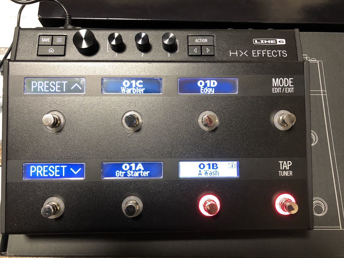 LINE6 HX EFFECTS マルチエフェクター 【中古完動品】 HX マルチエフェクター EFFECTS ラインシックス EFFECTS（新品&frasl;送料無料）楽器検索デジマート 美品
