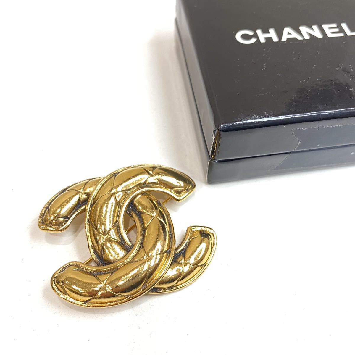 CHANEL シャネル ブローチ ココマーク ゴールド 1142 ヴィンテージ (AT11)