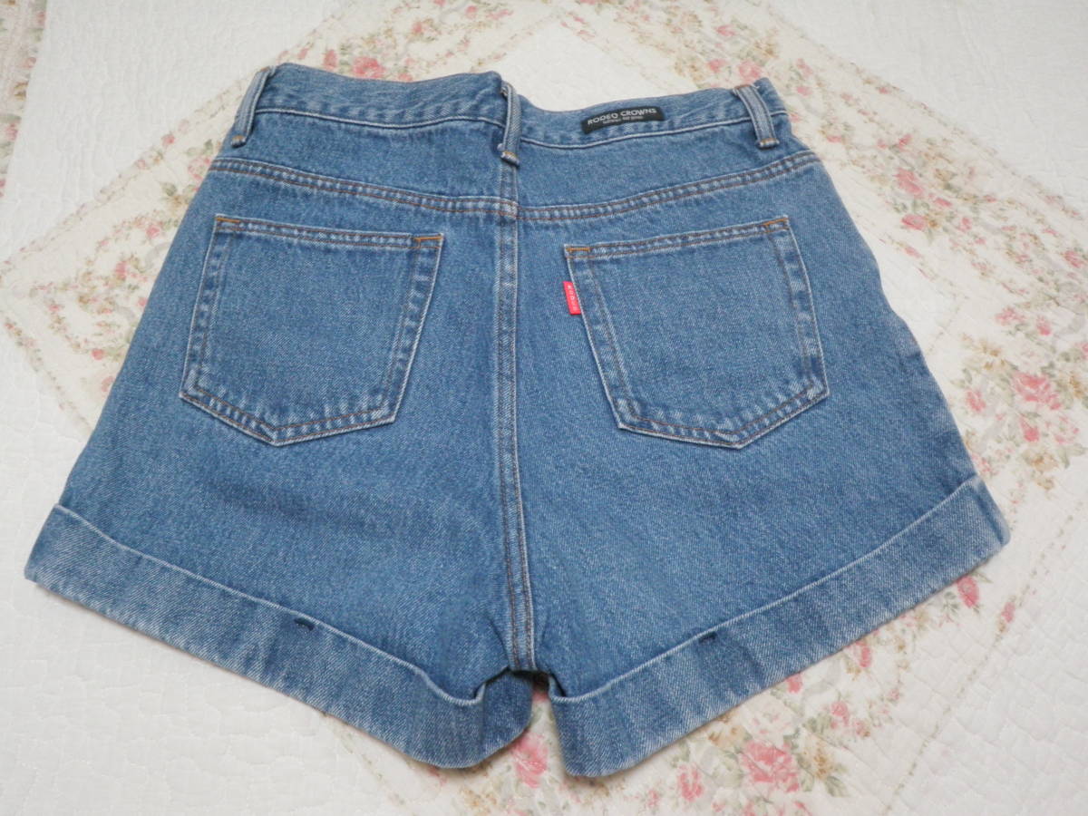 Rodeo Crowns ロデオクラウンズ ショートパンツ デニム 股上深め 綿100 M 紺 ボトムス 売買されたオークション情報 Yahooの商品情報をアーカイブ公開 オークファン Aucfan Com