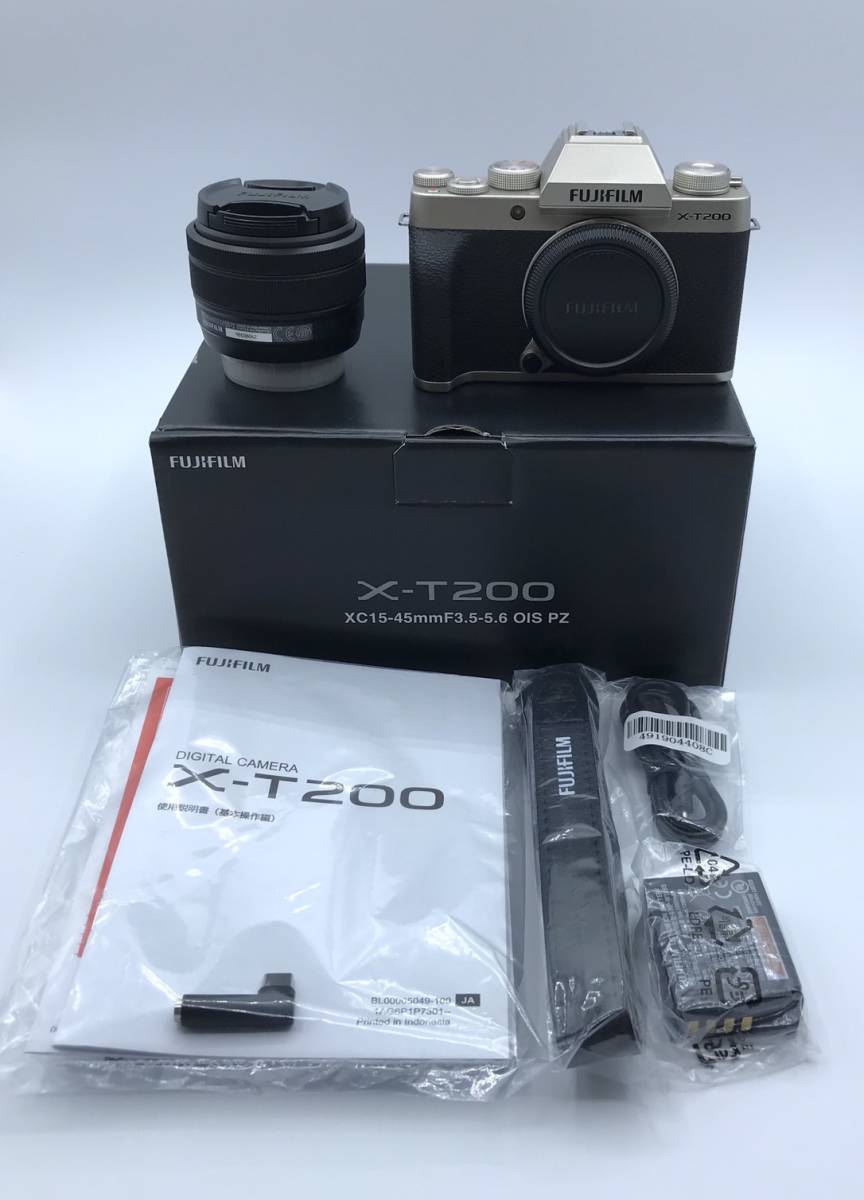 Fujifilm X-T200 Camera 15-45mm Digital + Mirrorless : com w⁄XC15 