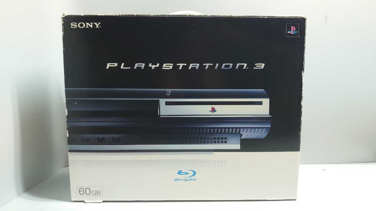 □美品 動作品 箱有り ソニー PS3 初期型 60GB 本体 コントローラー 