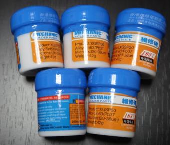 | はんだペースト フラックス フラックス, XG-50 MECHANIC ソルダペースト半田 SMD zmart はんだ Pb37 ステンレス 補助, Sn63&frasl;Pb37 ハンダゴテパーツ 35gSn63&frasl;Pb37