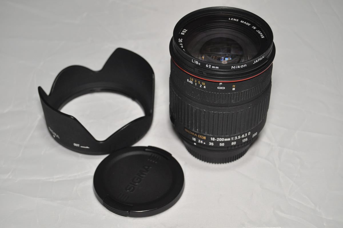 〓ニコン用〓シグマ SIGMA 18-200mm OS Contemporary DC 18-200mm F3.5-6.3