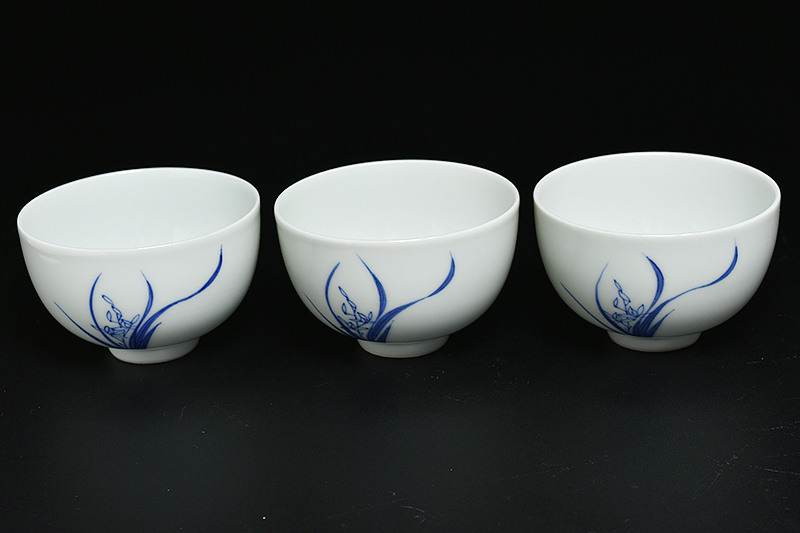 煎茶道具 京焼 煎茶器 茶器 茶道具 | 平安 染付 共箱 急須 造 -