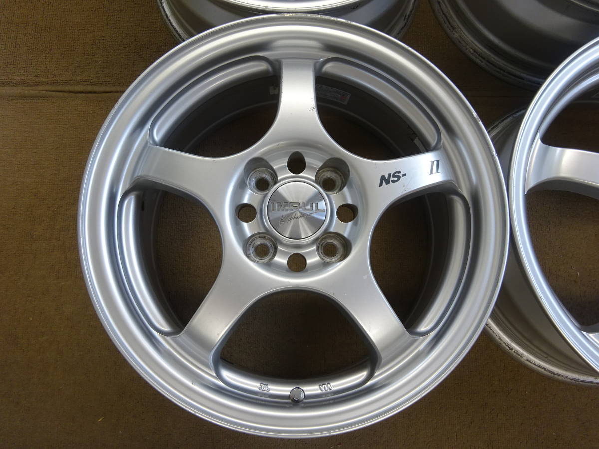 タイヤ、ホイール IMPUl ns2 GT 15インチ pcd100 4穴 軽量ホイール 4本