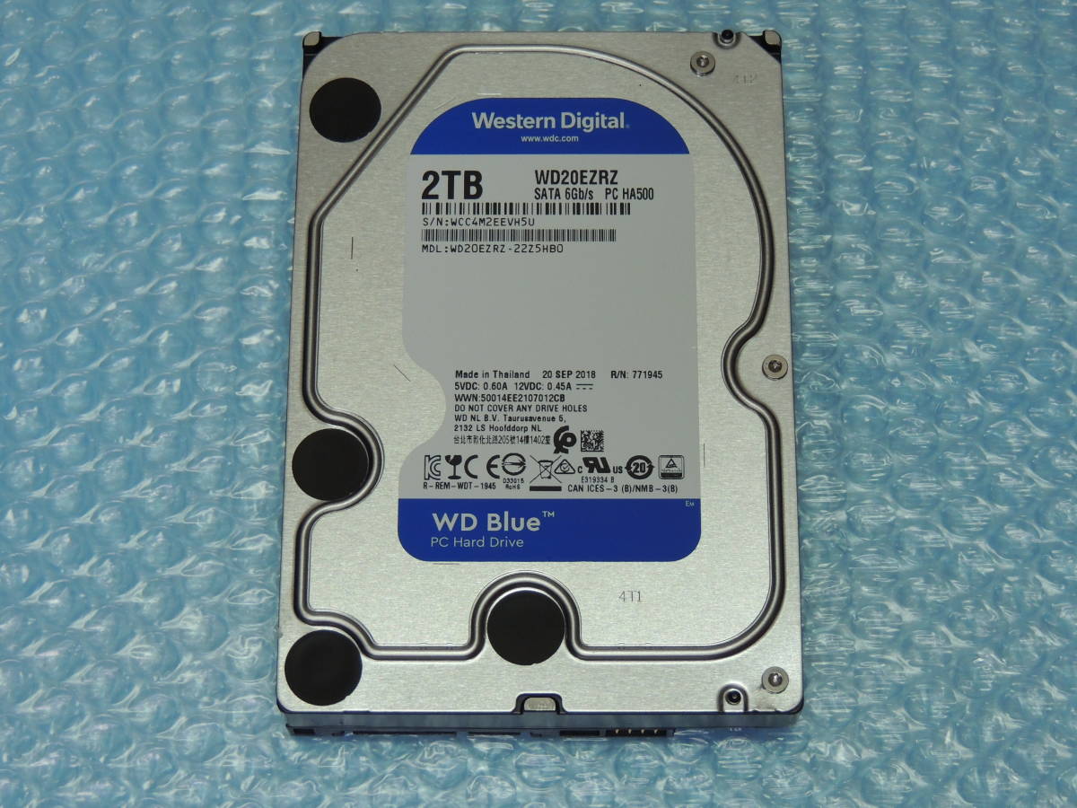 Blue Western Digital 2TB SATA Hard WD Cache Internal HDD 6.0Gb⁄s