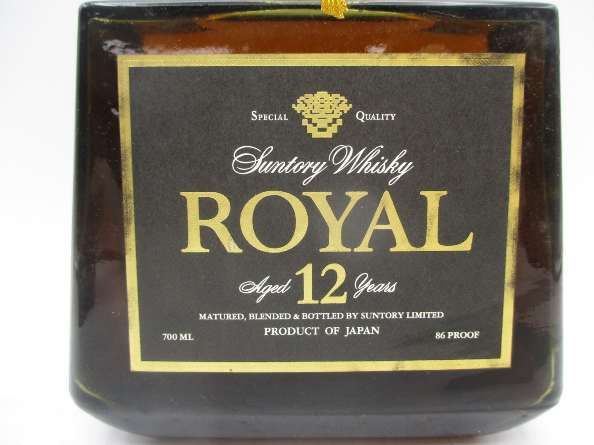 【同梱OK商品】SUNTORY WHISKY ROYAL 12年 サントリー ウイスキー ローヤル 国産 700ml 43% 古酒 未開栓 箱 T25016 12年 サントリー ROYAL ブルーラベル プレミアム 戌