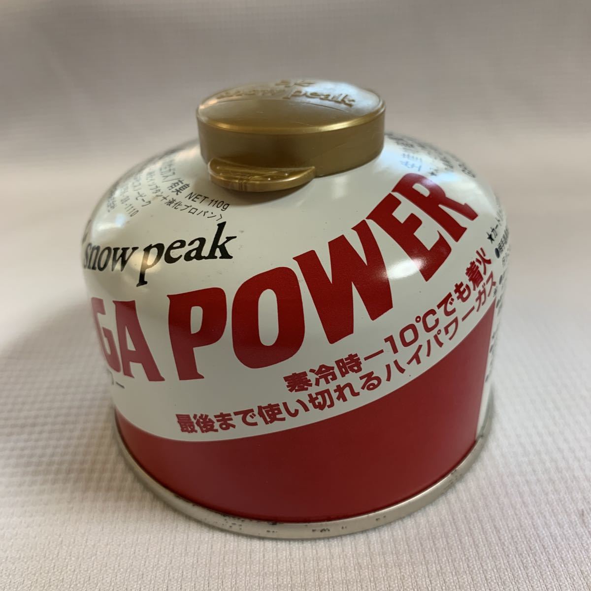 大得価，限定SALE snow peak GIGA POWER GP-110 スノーピーク ギガパワー 赤缶 no.2(カセットガス)｜売買されたオークション情報、yahooの商品情報をアーカイブ公開 - オークファン カセットガス