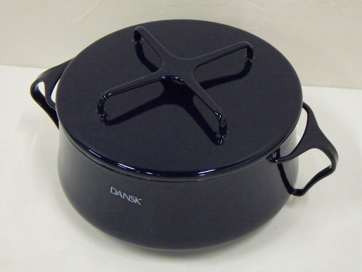 100%新品，最新作 品 DANSK ダンスク コベンスタイル 両手鍋18cm 2L ミッドナイトブルー KOBENSTYLE MIDNIGHT BLUE ホーロー 琺瑯 IH対応(両手鍋)｜売買されたオークション情報、yahooの商品情報をアーカイブ公開 - オーク 両手鍋