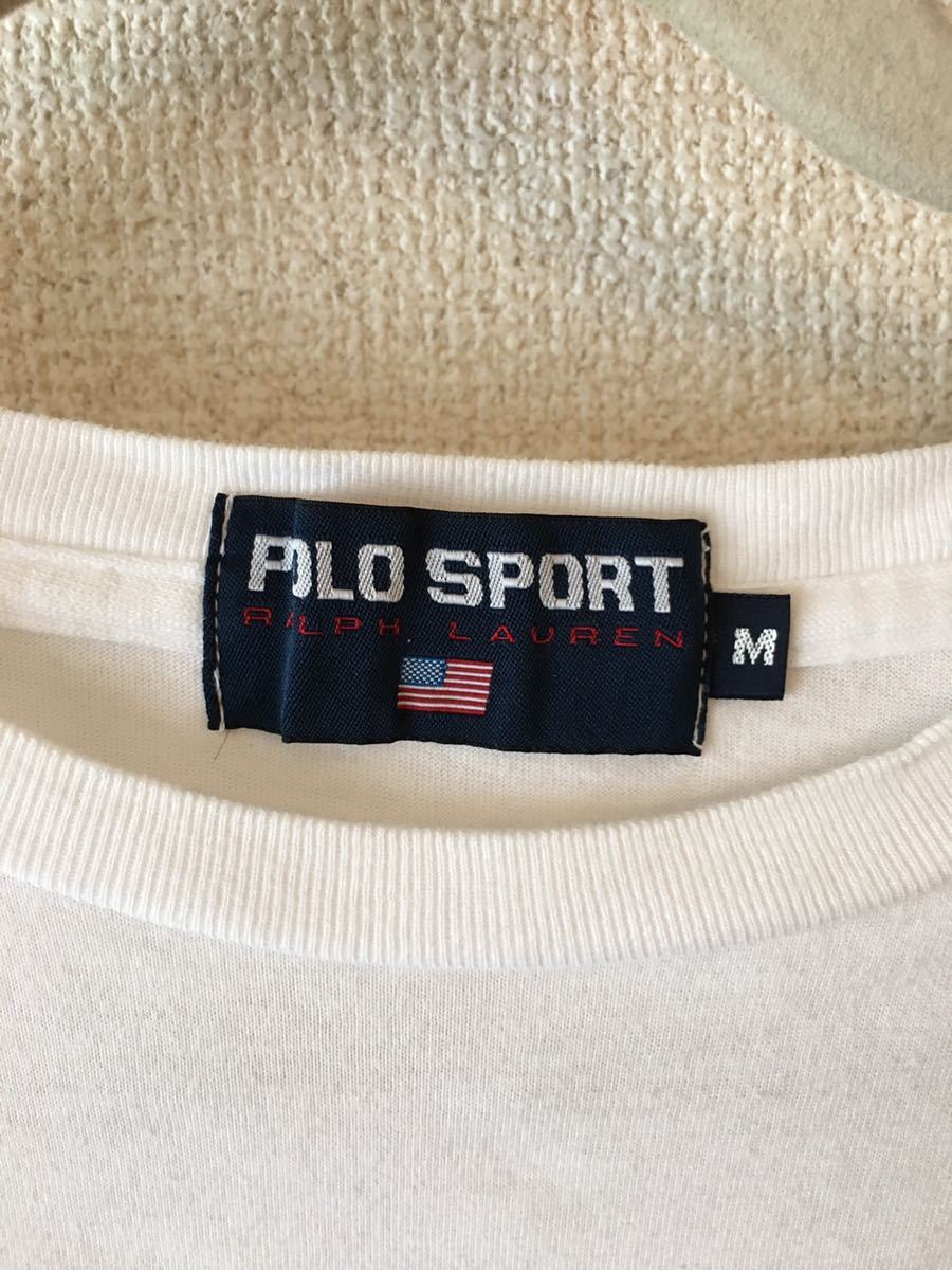 即決 レア 90s オリジナル ポロスポーツ Tシャツ swing POLO SPORT