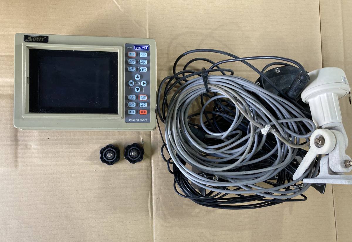 値下げしました 葵ソニック 魚探 SVC-65S 振動子付 Yahoo!オークション 