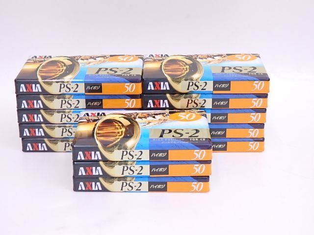 未開封品 AXIA/アクシア カセットテープ PS-2/PS2H-50 50分 HIGH
