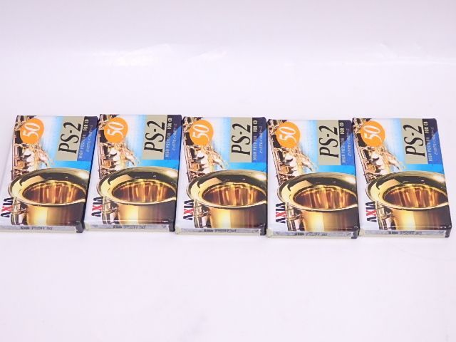 未開封品 AXIA/アクシア カセットテープ PS-2/PS2H-50 50分 HIGH