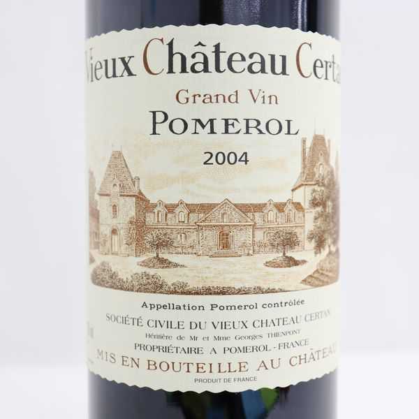 免税 通販 ☆Vieux Chateau Certan（ヴュー シャトー セルタン）2004