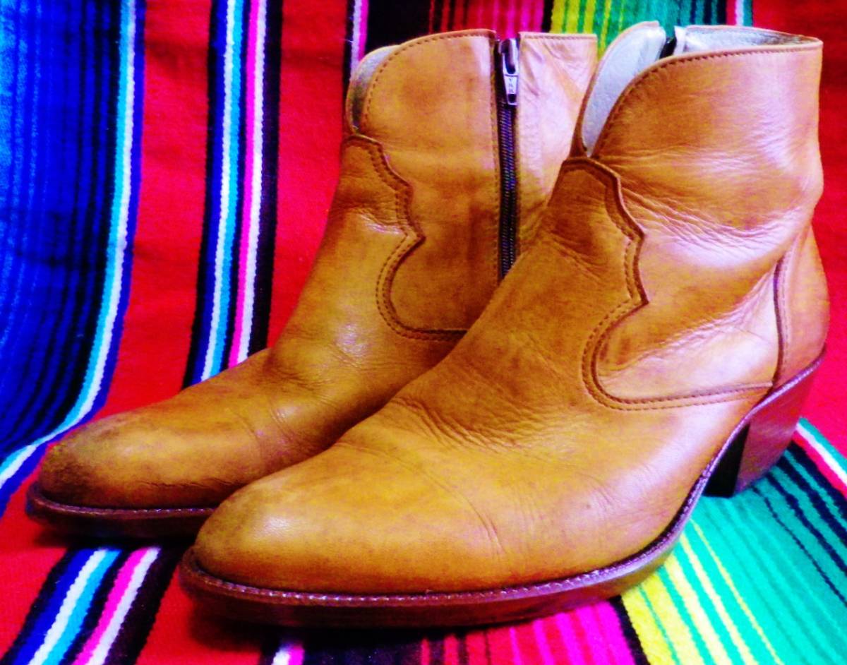 MADE IN TEXAS. USA McCOY／マッコイ サイドジップ／ウエスタンブーツ 