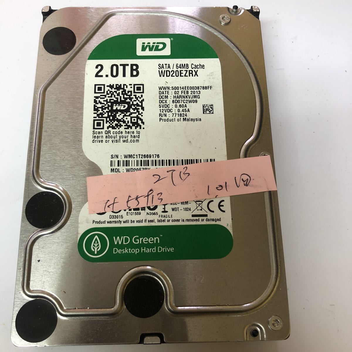 内蔵型ハードディスクドライブ WD40EZRZ WesternDigital HDD WD40EZRZ 内蔵HDD SATA接続 WD Blue(64MB/5400RPM/CMR) [4TB /3.5