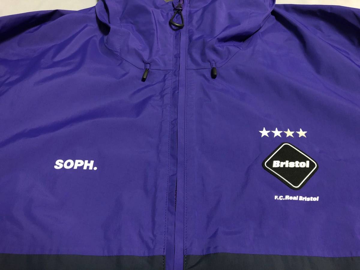 1000円～】美品 18AW FCRB RAIN JACKET PURPLE パープル XL ブリストル 