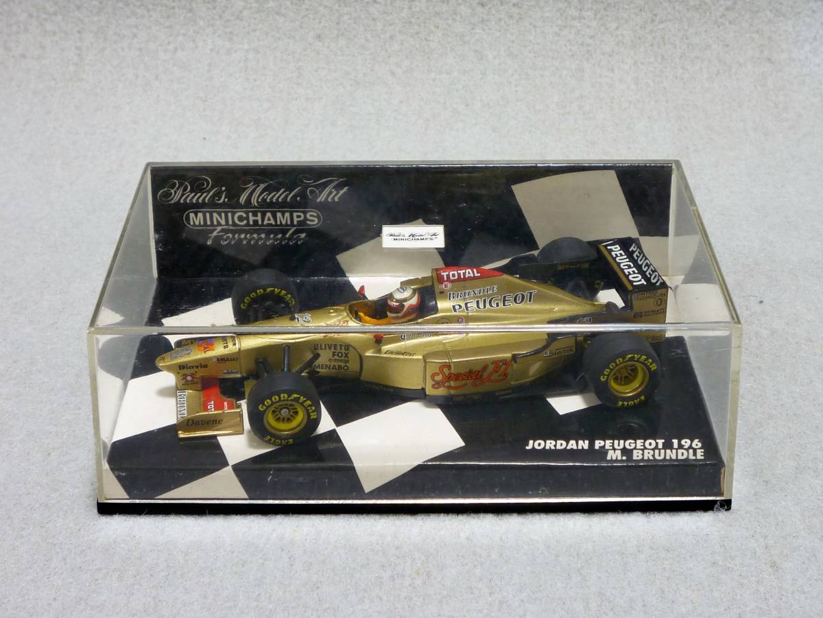 【大得価，新品】 ミニチャンプス 1/43 1996年 ジョーダン プジョー 196 #12 M.ブランドル(レーシングカー)｜売買されたオークション情報、yahooの商品情報をアーカイブ公開 - オークファン レーシングカー