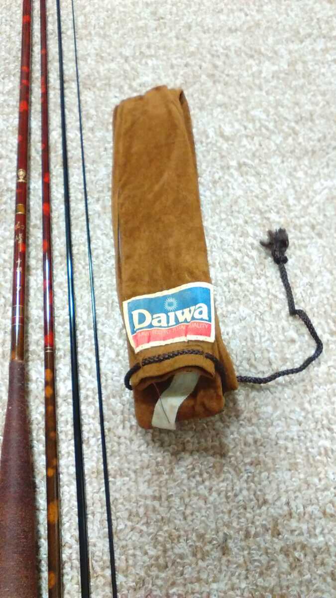 美品 希少 DAIWA ダイワ 天峰 硬調 21尺 赤竿 へら竿 ヘラ竿 2026年