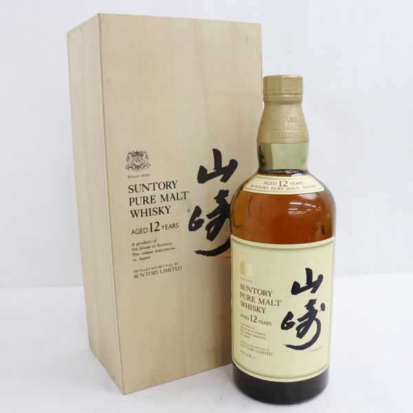 最安値，人気 ★SUNTORY（サントリー）山崎 12年 旧ボトル 43％ 750ml K20I160088