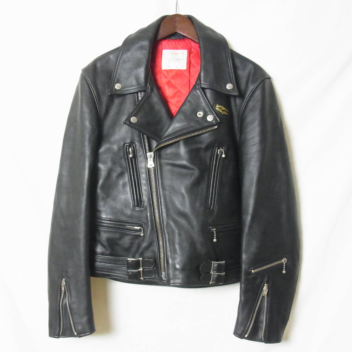 Lewis Leathers ルイスレザー 666期 赤文字 青羽根 カウハイド