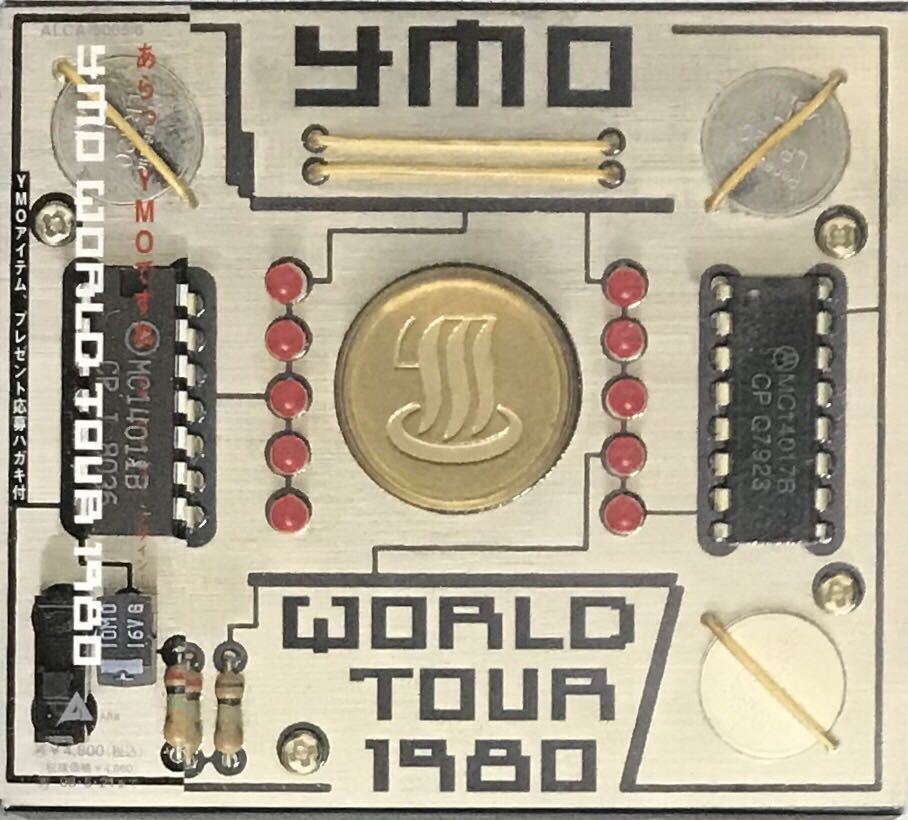 YMO 細野晴臣 坂本龍一 TOUR WORLD Y.M.O.1980年のワールドツアー中の