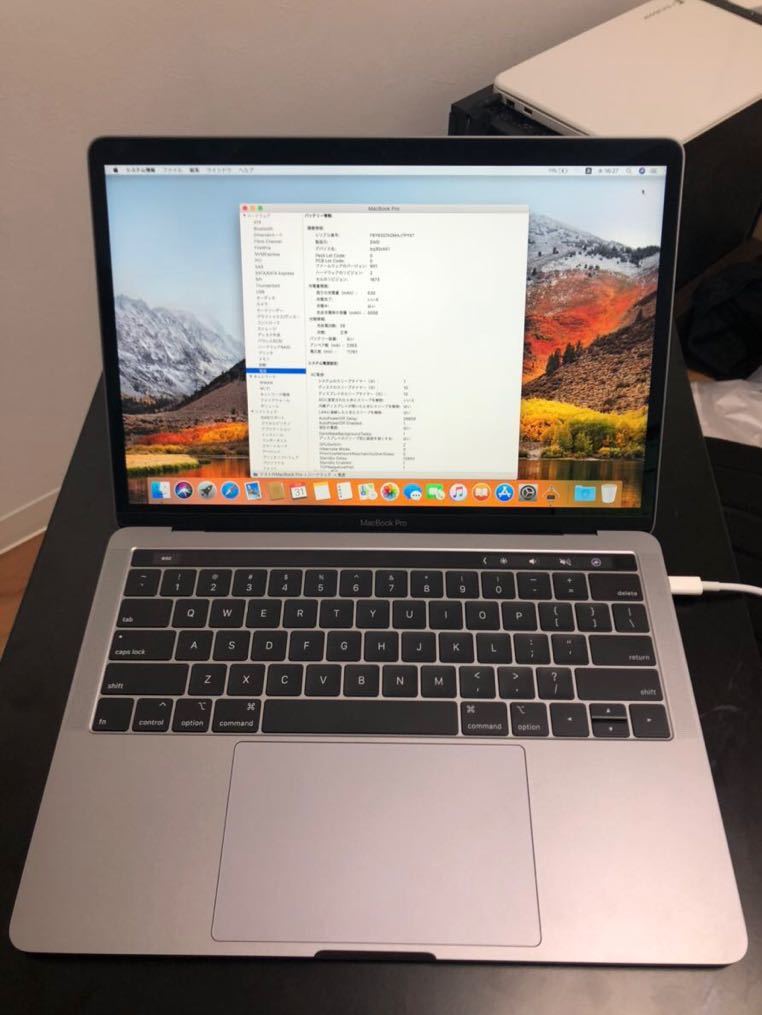 Macbook Pro 13インチ 2018 マックブックプロ 16GB SSD256GB US