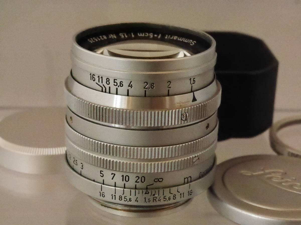 驚きの破格値 ☆ズマリット 50mm F1.5 Summarit f=5cm 1:1.5 Ernst Leitz