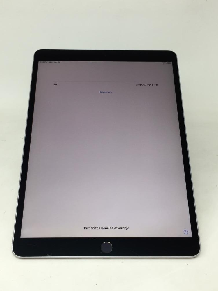 44【ジャンク品】 iPad PRO 10.5インチ 256GB Wi-Fi スペースグレイ