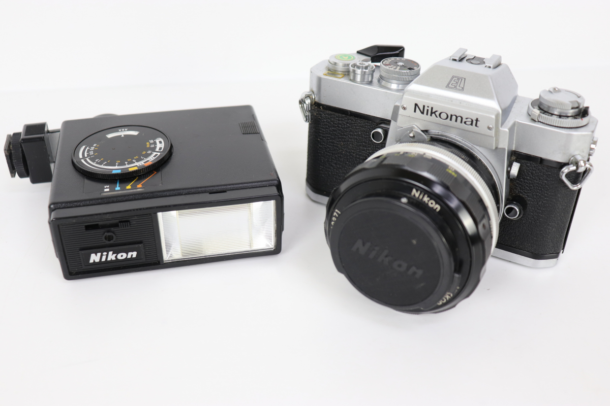 【人気セール，正規品】 ト葛 Nikon ニコン Nikomat EL ニコマート フィルムカメラ 一眼レフ SB-3 スピードライト セット シャッター み CE321CXX66(ニコン)｜売買されたオークション情報、yahooの商品情報をアーカイブ公開 - マニュアルフォーカス