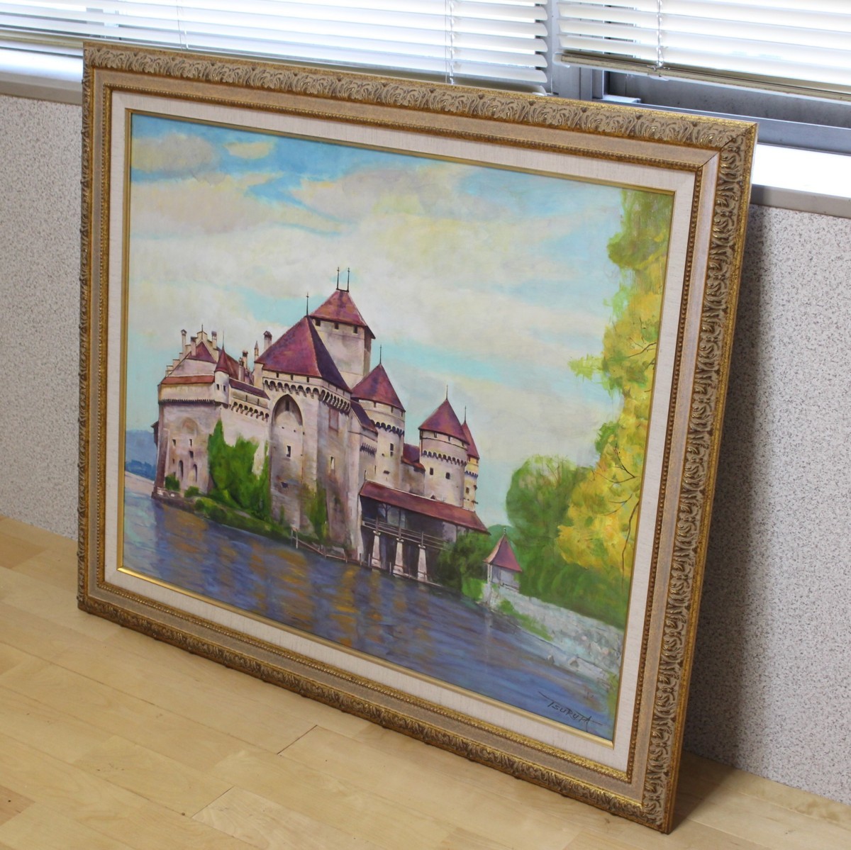定番人気，得価 絵画 油絵 シオン城 弦田英太郎作 30号 p_012 絨毯/アンティーク(油彩)｜売買されたオークション情報、yahooの商品情報をアーカイブ公開 - オークファン その他