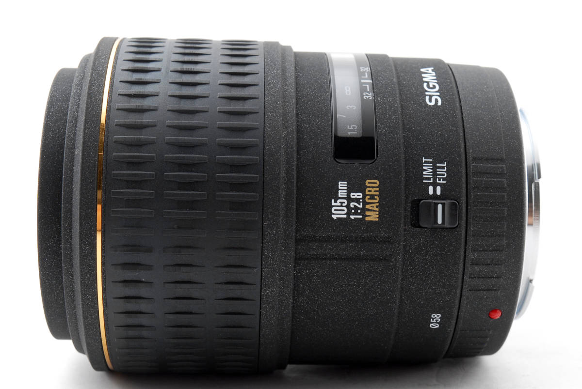 Sigma シグマ EX 105mm f/2.8 EX Lens For Minolta/Sonyマウント ソニー ミノルタ レンズ 単焦点【外観・光学極めてきれい） 105mm EX F2.8 Canon for Camera