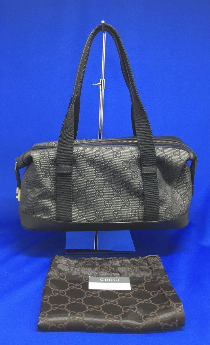 9i20 必見 ! 中古品 GUCCI グッチ ハンドバッグ GG柄 ジャガード