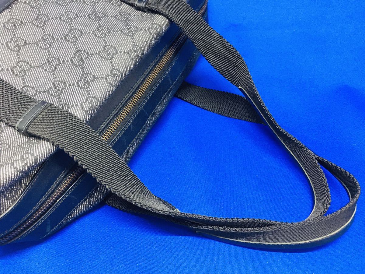 9i20 必見 ! 中古品 GUCCI グッチ ハンドバッグ GG柄 ジャガード