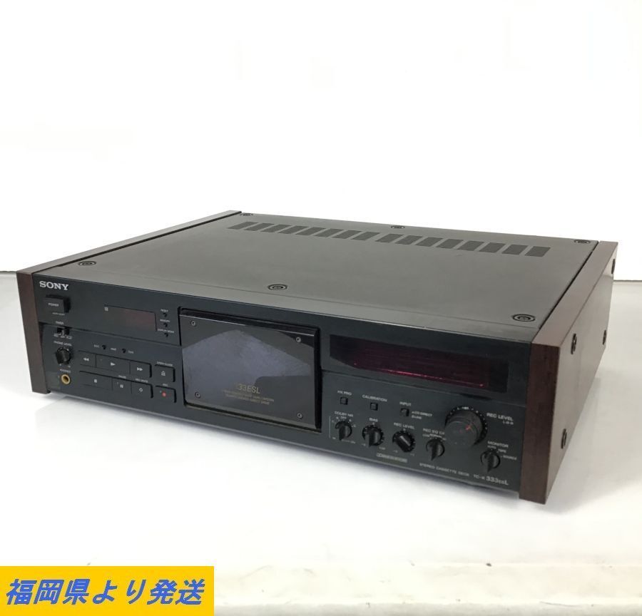 SONY TC-K333ESL カセットデッキ 通電確認済み◇ジャンク品【福岡】