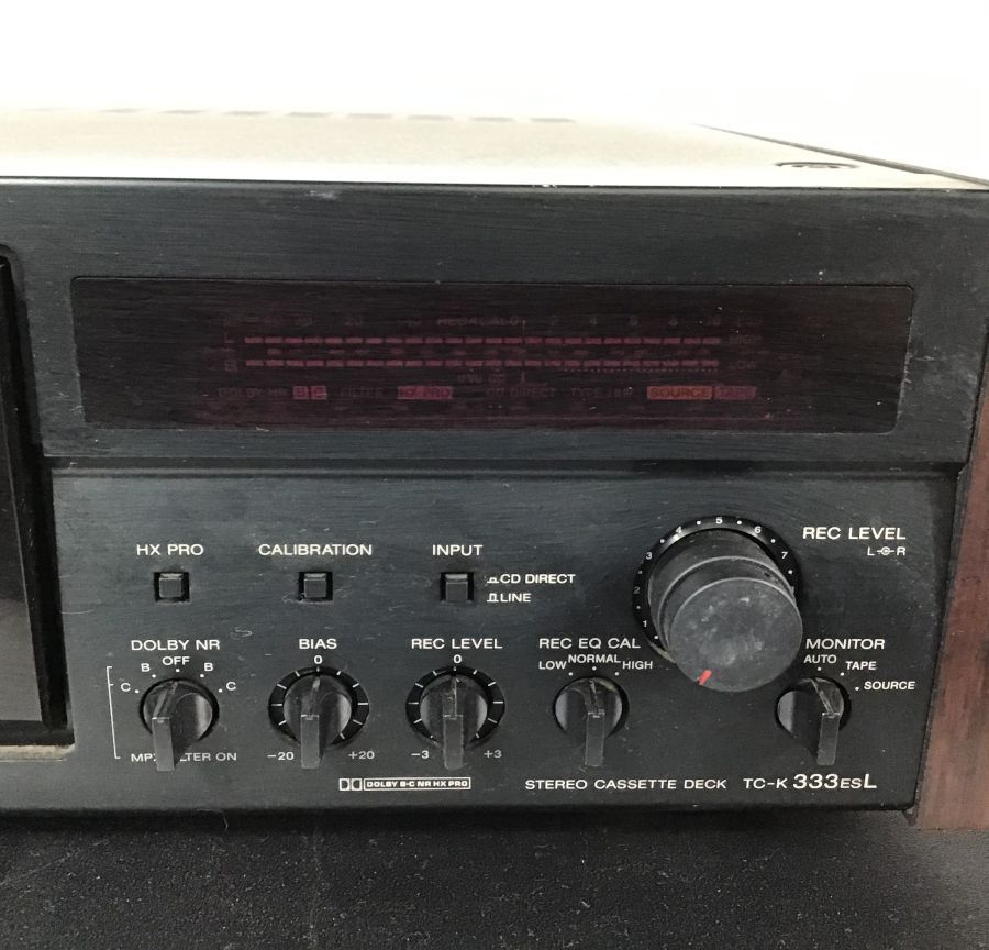 SONY TC-K333ESL カセットデッキ 通電確認済み◇ジャンク品【福岡】