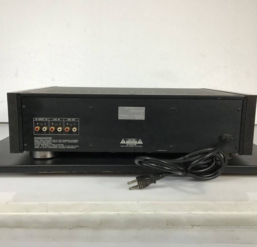 SONY TC-K333ESL カセットデッキ 通電確認済み◇ジャンク品【福岡】