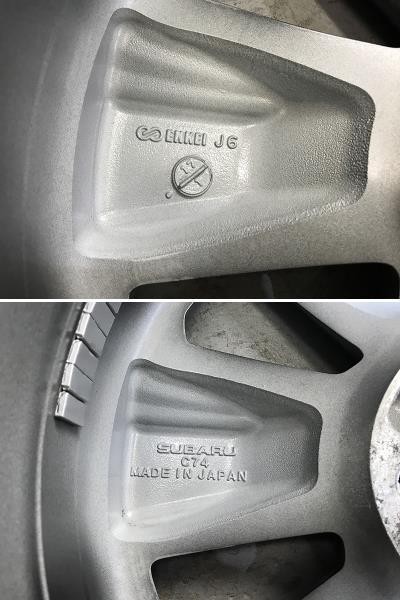ENKEI製 17インチ×7J +55 スバル純正ホイール 17インチ エンケイ製 17