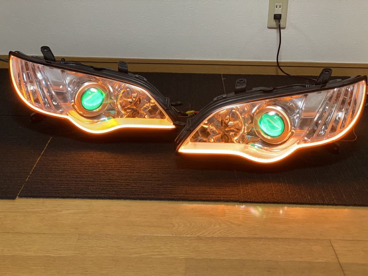 レガシィ 後期 ヘッドライト BP5 BL5 100-20791 コーティング済 管理