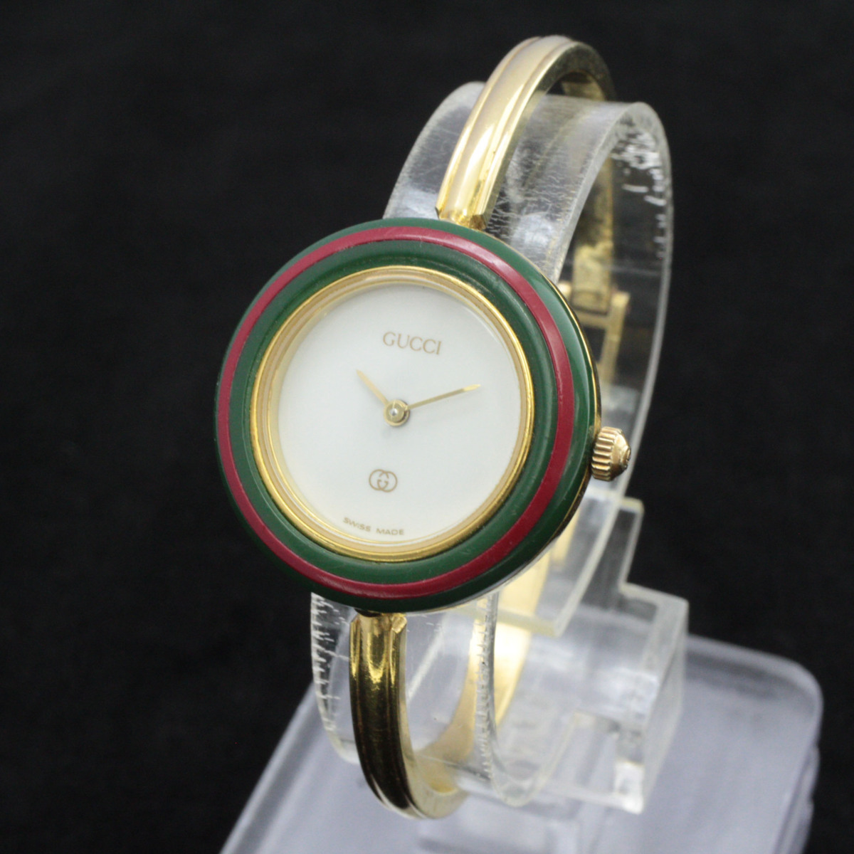 ジャンク 【動作未確認】GUCCI グッチ 1100L チェンジベゼル クォーツ