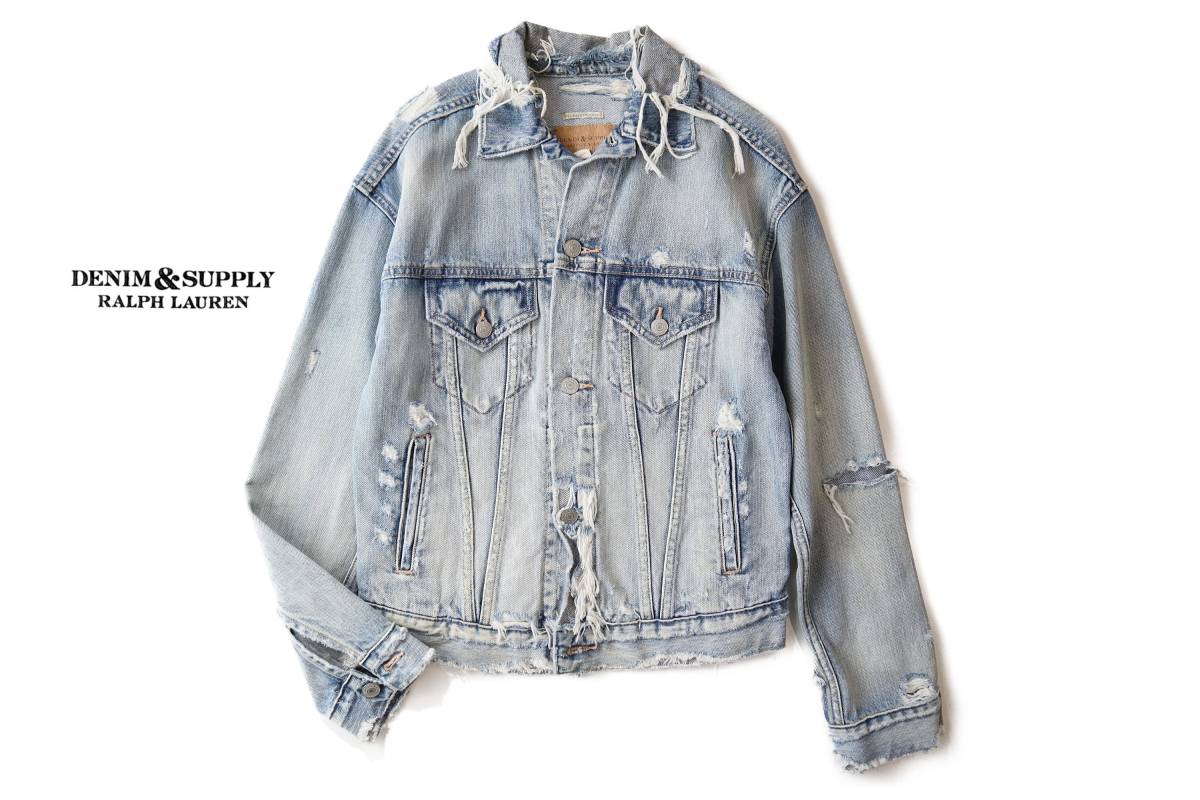 DENIM&SUPPLY◇極上◇ダメージ加工ヴィンテージデザイン デニム 