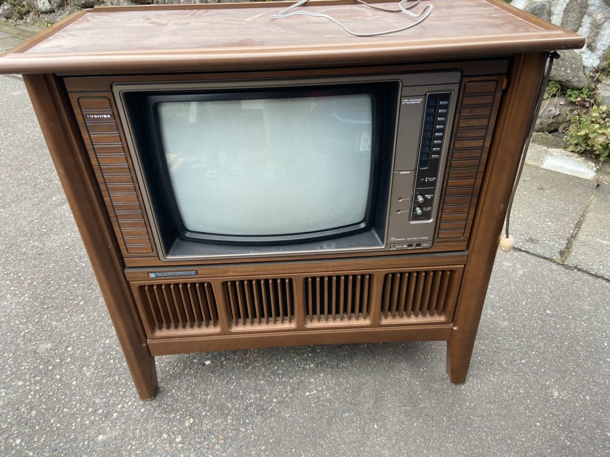 東芝 昭和レトロ カラーテレビ TOSHIBA Yahoo!オークション - テレビ