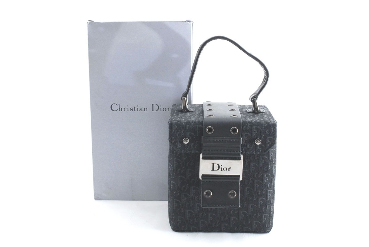 未使用 保管品 ディオール バニティ 化粧 トロッター プレート金具 ヴィンテージ Christian Dior