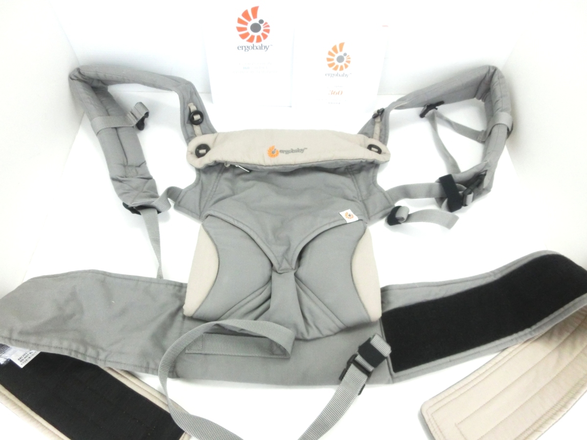 ○ergo エルゴベビー 360ベビーキャリア グレー Four Position 抱っこ