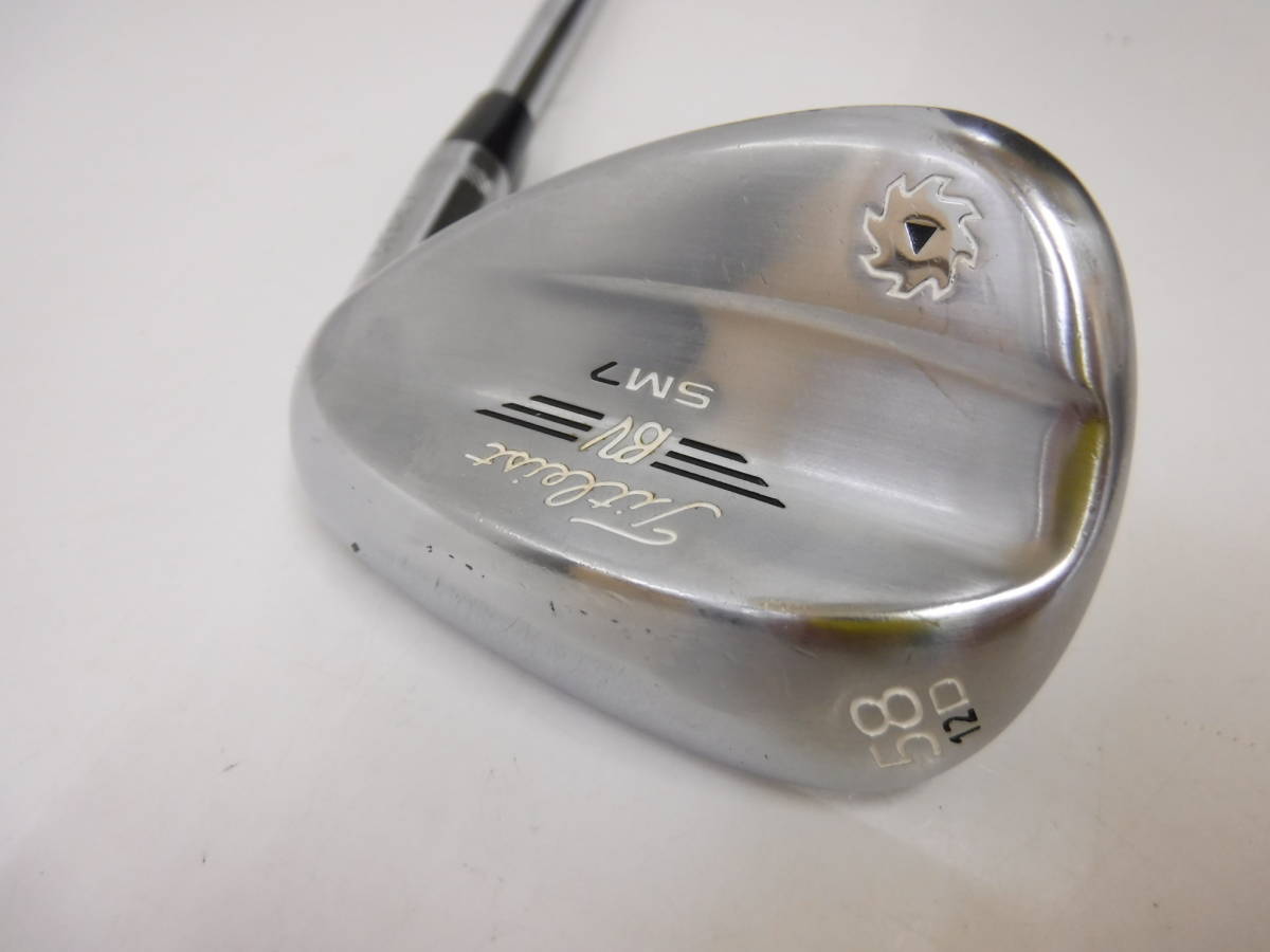 ◇タイトリスト◇VOKEY SPIN MILLED SM7 ツアークロム◇58°/12° D
