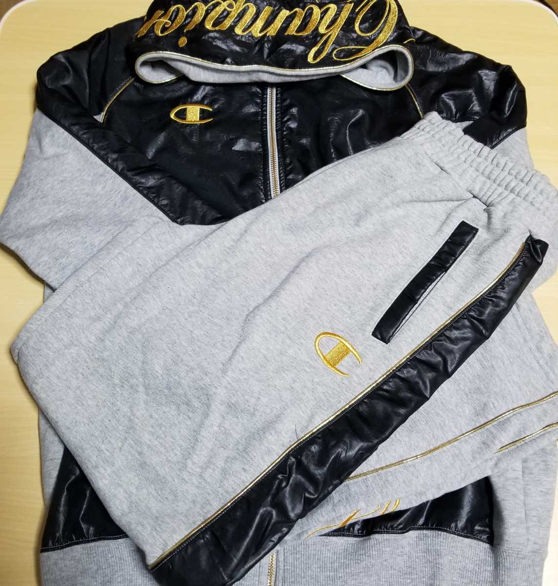  ジャージ セットアップ 美品 チャンピオン ジャージ Champion L魔裟斗モデル 上下セットアップ XL