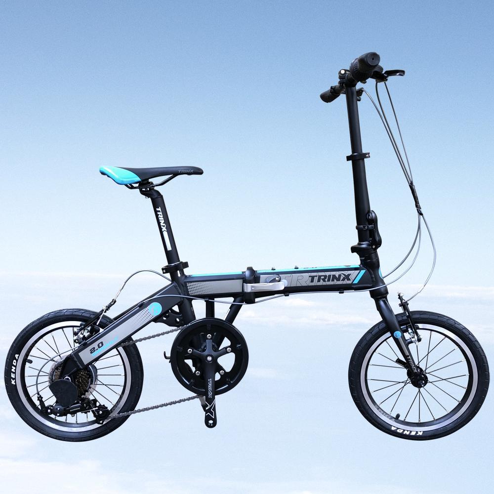 【最安値，100%新品】 23-TRINX WARWOLF 2.0 折りたたみ式 小径車 16インチ 折りたたみ自転車 シマノ 7速 黒青(16インチ～)｜売買されたオークション情報、yahooの商品情報をアーカイブ公開 - オークファン 16インチ～