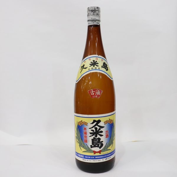  本場泡盛 久米島 古酒 43度 1800ml ラベルキズ X20J120056(泡盛)｜売買されたオークション情報、yahooの商品情報をアーカイブ公開 - オークファン 泡盛